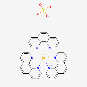 molecular formula C36H24FeN6O4S-6 B12349993 Iron(2+);1,10-phenanthroline-1,10-diide;sulfate 