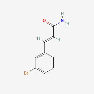molecular formula C9H8BrNO B1235016 3-(3-Bromophenyl)acrylamide CAS No. 59114-96-4