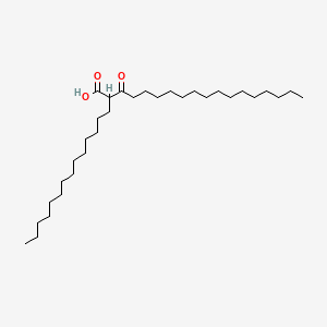 molecular formula C32H62O3 B1235026 3-Oxo-2-tetradecyloctadecanoic acid CAS No. 51048-16-9