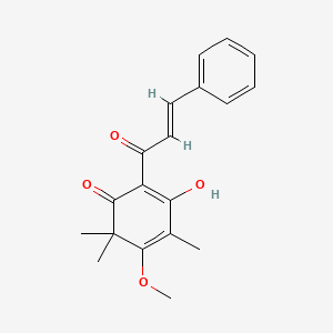molecular formula C19H20O4 B1235028 Desmosdumotin C 