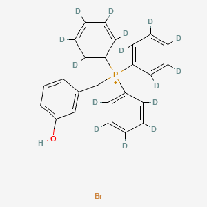 molecular formula C25H22BrOP B12350333 MitoP-d15 (bromide) 