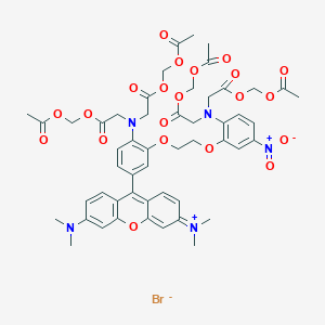 molecular formula C51H56BrN5O21 B12350337 Rhod-590 AM Ester 