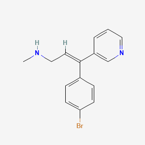 molecular formula C15H15BrN2 B1235043 Norzimeldine CAS No. 56775-85-0