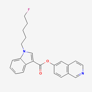 molecular formula C23H21FN2O2 B12350536 5-Fluoro PB-22 6-hydroxyisoquinoline isomer 