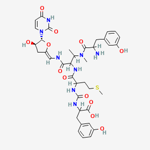 molecular formula C38H48N8O12S B1235055 Mureidomycin A 