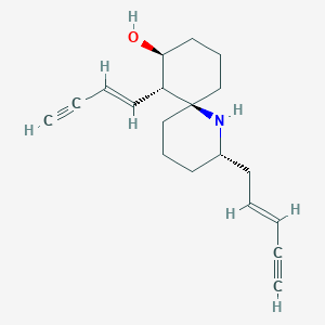 molecular formula C19H25NO B1235056 histrionicotoxin 283A 