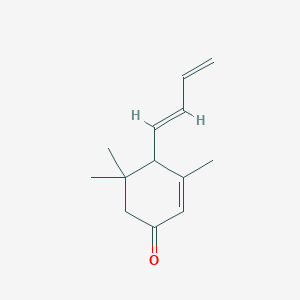 molecular formula C13H18O B1235071 Megastigmatrienone CAS No. 5896-02-6