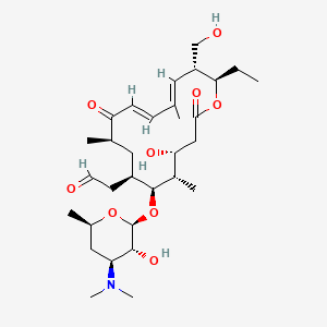 Tylonolide, 5-O-(3,4,6-trideoxy-3-(dimethylamino)-beta-D-glucopyranosyl)-