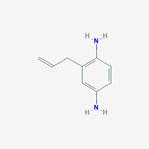 molecular formula C9H12N2 B123511 2-Allylbenzene-1,4-diamine CAS No. 142627-24-5