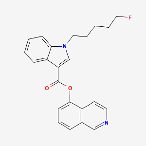molecular formula C23H21FN2O2 B12351420 5-Fluoro PB-22 5-hydroxyisoquinoline isomer CAS No. 2365471-16-3