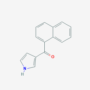 molecular formula C15H11NO B123515 Naphthalen-1-yl(1H-pyrrol-3-yl)methanone CAS No. 162934-76-1