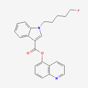 molecular formula C23H21FN2O2 B12351517 5-Fluoro PB-22 5-hydroxyquinoline isomer 