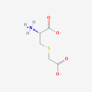 molecular formula C5H8NO4S- B1235163 S-carboxylatomethyl-L-cysteine(1-) 