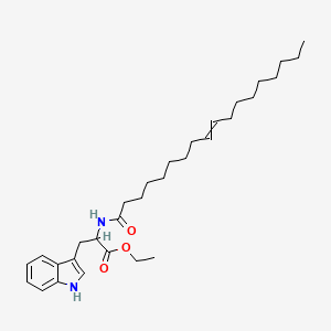 ethyl 3-(1H-indol-3-yl)-2-(octadec-9-enoylamino)propanoate