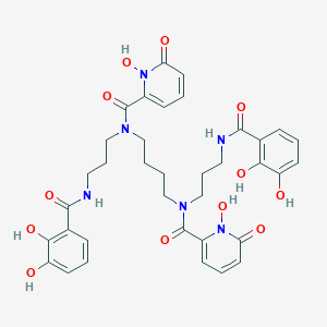 molecular formula C36H40N6O12 B123517 3,4,3-LI(Dicam-dihopo) CAS No. 146980-29-2