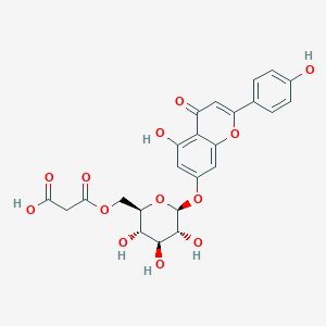 molecular formula C24H22O13 B1235174 Apigenin 7-O-malonylglucoside CAS No. 86546-87-4