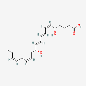 molecular formula C20H30O4 B1235181 Leukotriene B5 CAS No. 80445-66-5