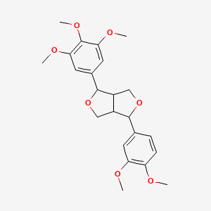 molecular formula C23H28O7 B1235186 Magnolin CAS No. 41689-51-4