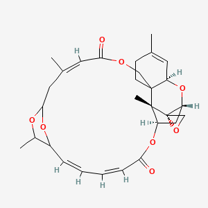 molecular formula C29H36O8 B1235197 Roridin H CAS No. 29953-50-2