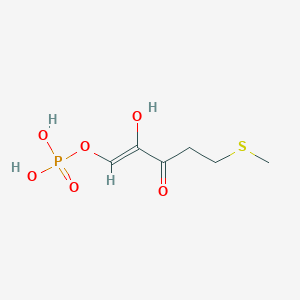 2-Hydroxy-5-(methylsulfanyl)-3-oxopent-1-enyl phosphate