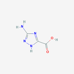 molecular formula C3H4N4O2 B123521 3-Amino-1,2,4-triazole-5-carboxylic acid CAS No. 3641-13-2