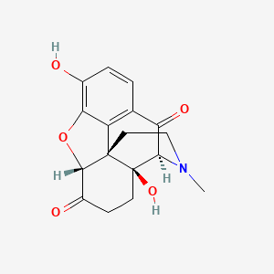 molecular formula C17H17NO5 B1235214 10-Ketooxymorphone CAS No. 96445-15-7