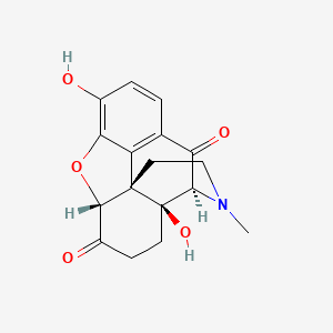 Morphinan-6,10-dione, 4,5-epoxy-3,14-dihydroxy-17-methyl-, (5alpha)-