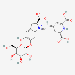 molecular formula C24H26N2O13 B1235222 Gomphrenin-I CAS No. 17008-59-2