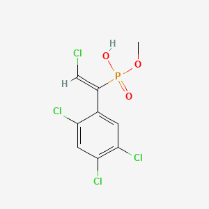 molecular formula C9H7Cl4O3P B1235244 Desmethyltetrachlorvinphos CAS No. 76448-37-8