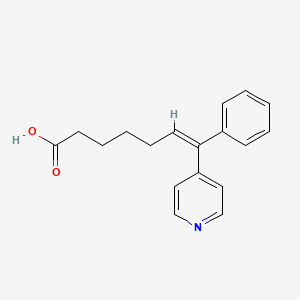 7-Phenyl-7-(3-pyridyl)-6-heptenoic acid