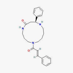 molecular formula C25H31N3O2 B1235249 Celacinnine CAS No. 53938-05-9