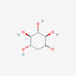 molecular formula C6H10O5 B1235252 (2R,3S,4R,5S)-2,3,4,5-tetrahydroxycyclohexan-1-one CAS No. 61914-09-8