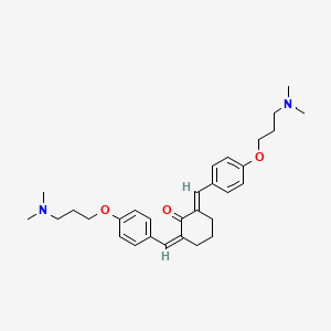 2,6-Bis(4-(3-(dimethylamino)propoxy)benzylidene)cyclohexanone