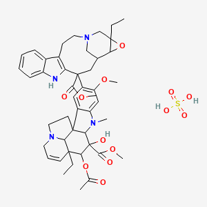 molecular formula C46H58N4O13S B12352629 Vinleurosine sulfate 