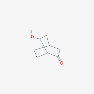 molecular formula C8H12O2 B1235270 6-Hydroxybicyclo[2.2.2]octane-2-one 