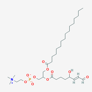 1-Palmitoyl-2-(5-hydroxy-8-oxo-6-octenoyl)-sn-glycero-3-phosphatidylcholine