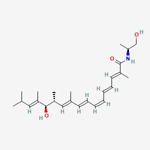 molecular formula C25H39NO3 B1235274 Myxalamid B CAS No. 86934-10-3