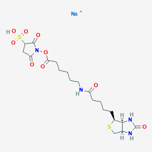 molecular formula C20H30N4NaO9S2 B12352772 Sulfo-NHS-LC-Biotin sodium 