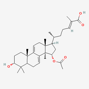 molecular formula C32H48O5 B1235296 Ganoderic Acid X 