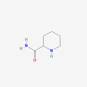 molecular formula C6H12N2O B012353 Piperidine-2-carboxamide CAS No. 19889-77-1
