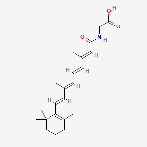 molecular formula C22H31NO3 B1235308 N-Retinoylglycine CAS No. 71407-30-2