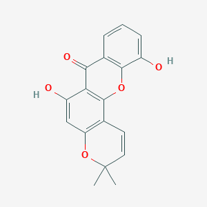 molecular formula C18H14O5 B1235315 6-Deoxyisojacareubin 