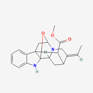 methyl (14Z)-14-ethylidene-18-oxa-2,12-diazahexacyclo[9.6.1.19,15.01,9.03,8.012,17]nonadeca-3,5,7-triene-19-carboxylate