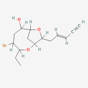 molecular formula C15H21BrO3 B1235335 Laurefucin CAS No. 36431-73-9