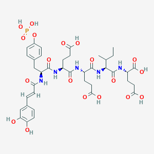 molecular formula C39H50N5O19P B12353371 Caffeic acid-pYEEIE 