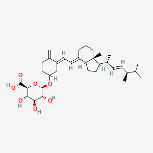 molecular formula C34H52O7 B1235350 Vitamin D2 3-glucuronide CAS No. 57803-96-0