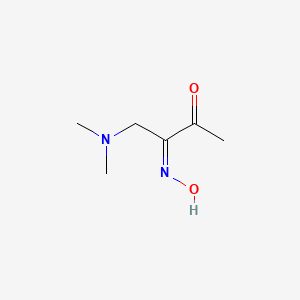 molecular formula C6H12N2O2 B1235366 (3Z)-4-(dimethylamino)-3-(hydroxyimino)butan-2-one CAS No. 2840-05-3