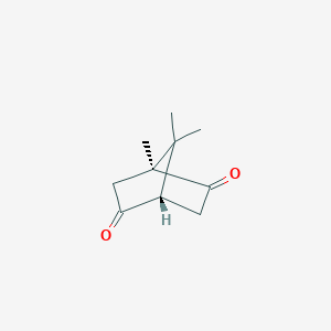 molecular formula C10H14O2 B1235367 (1S)-bornane-2,5-dione 