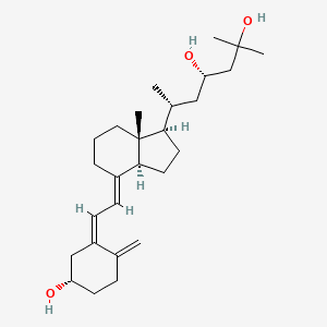 molecular formula C27H44O3 B1235381 23S,25-Dihydroxyvitamin D3 