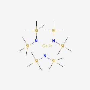 molecular formula C18H54GaN3Si6 B12353901 gallium;bis(trimethylsilyl)azanide 